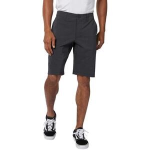 Hang Ten Classic Hybrid Shorts Gray Black Stripe Wharf Swim Mens 34 Gorpcore